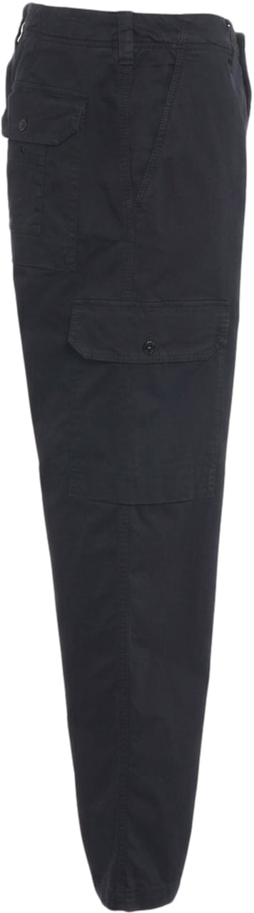 Stone Island Cotton blend cargo pants Blauw