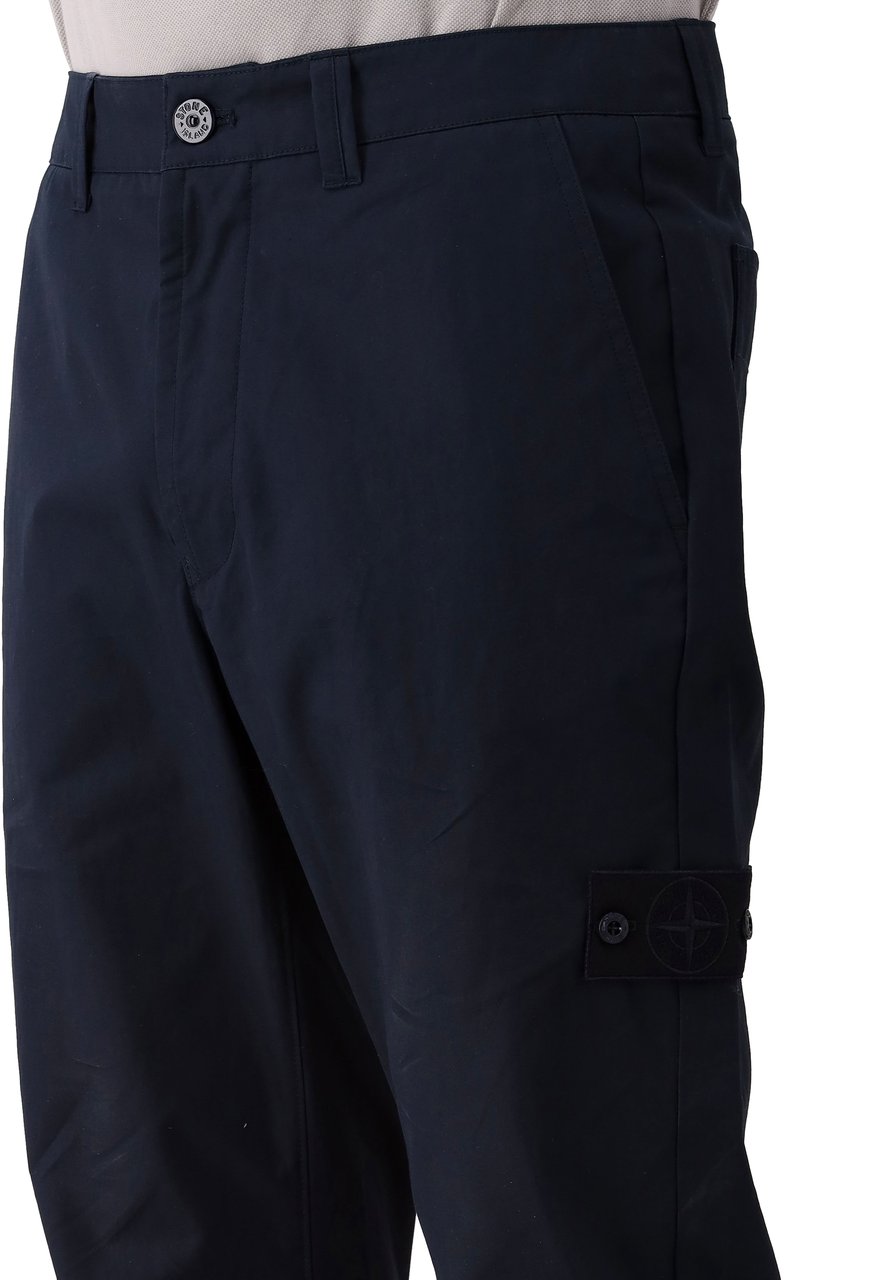 Stone Island Stone Island Cargobroek Blauw Ghost Blauw