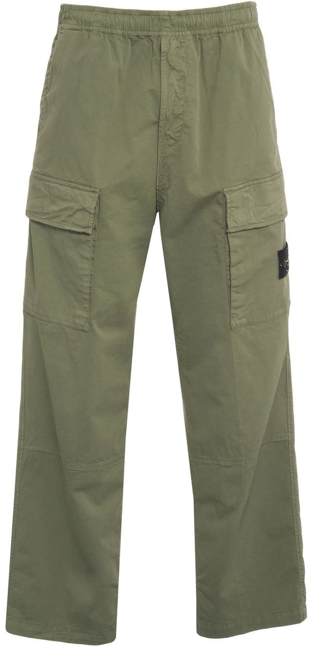Stone Island Cotton cargo pants Groen