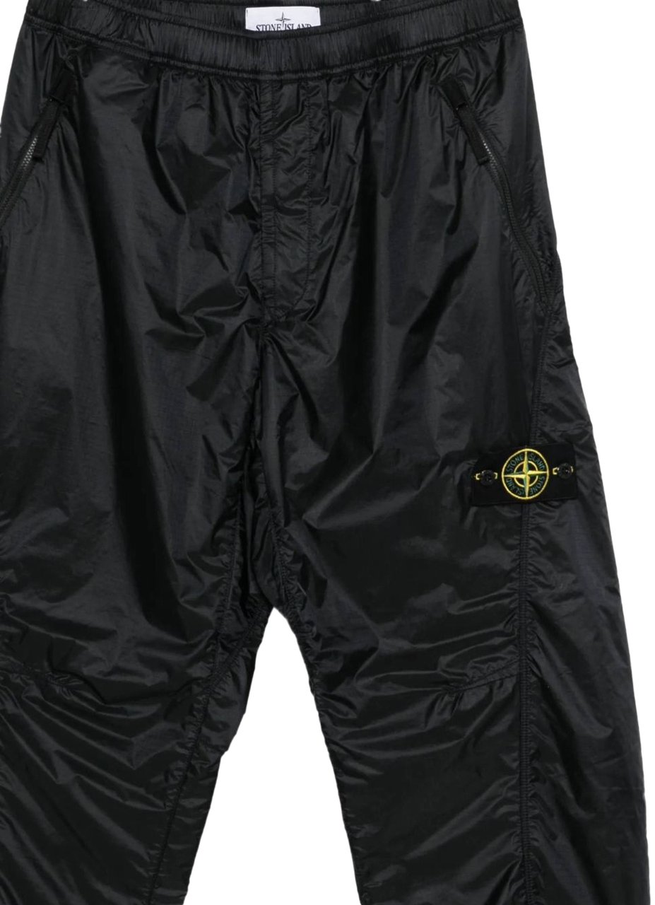 Stone Island Trousers Blue Zwart