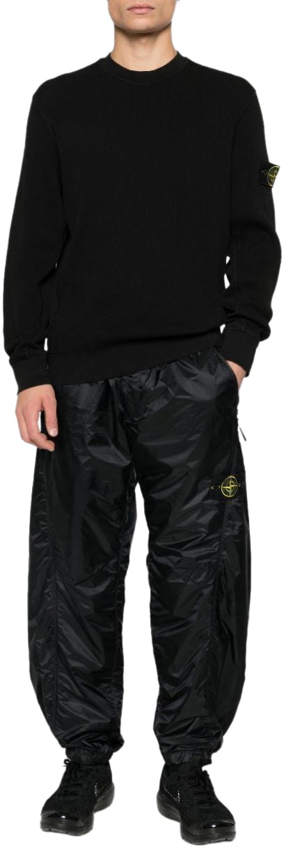Stone Island Trousers Blue Zwart