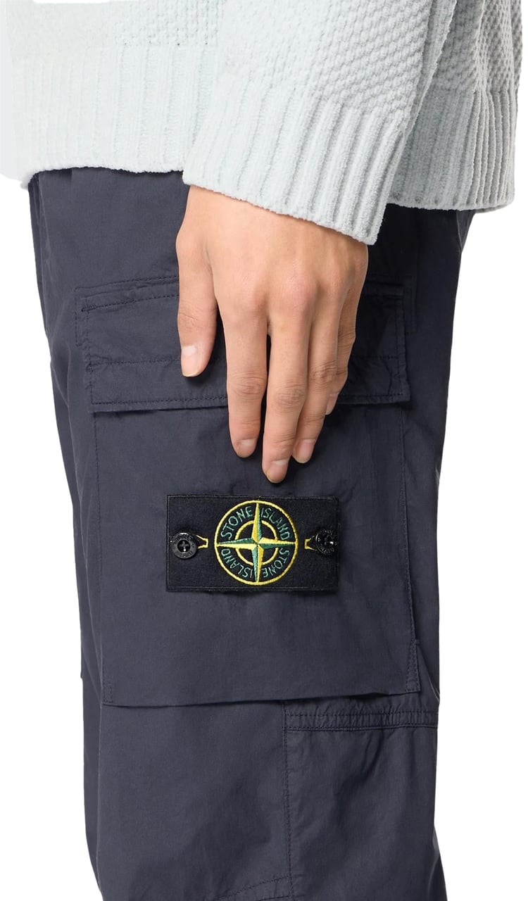 Stone Island Heren Trousers Blauw