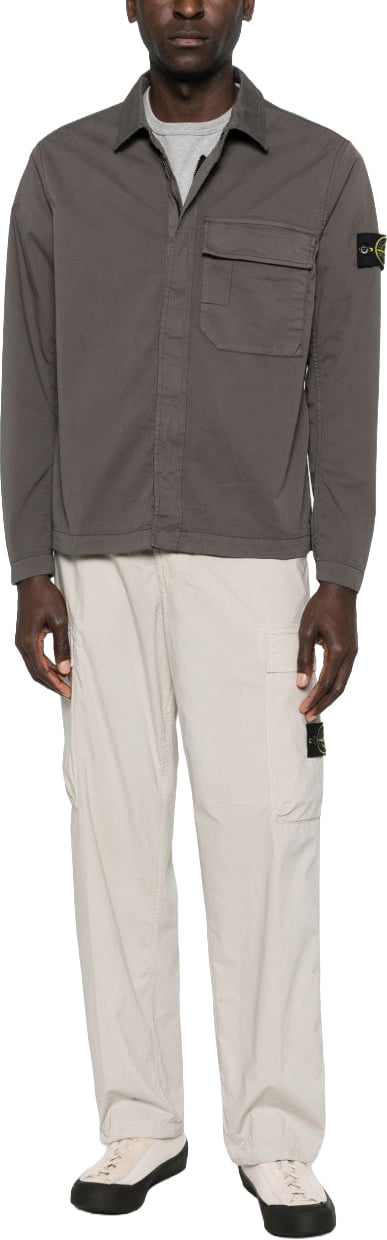 Stone Island Trousers Grey Lichtgrijs
