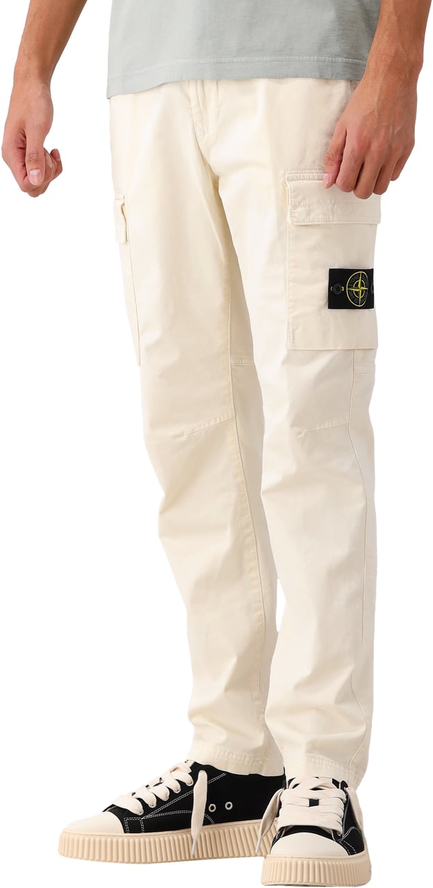 Stone Island Stone Island Cargobroek Gebroken Wit/Beige Beige