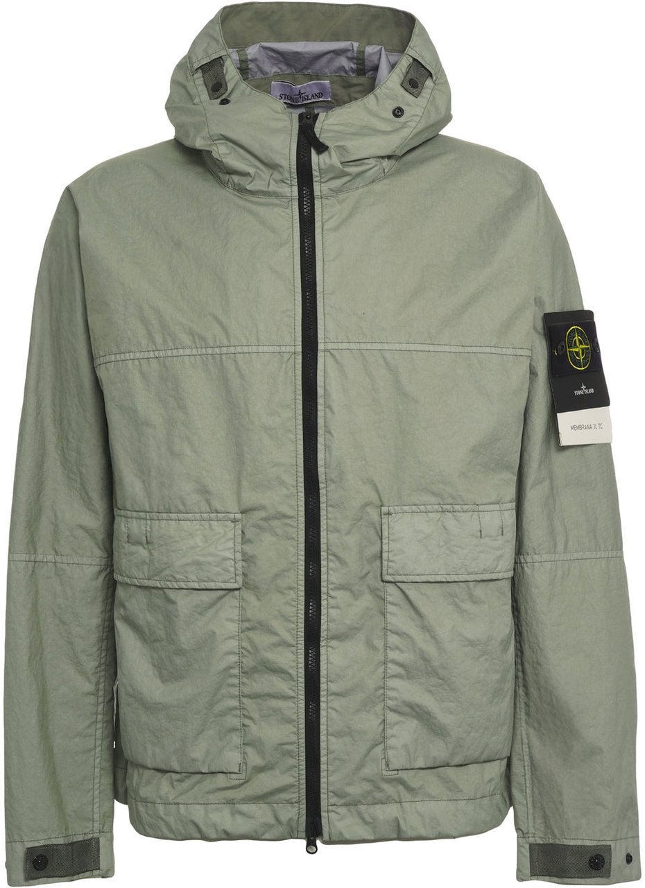 Stone Island Hooded jacket Groen