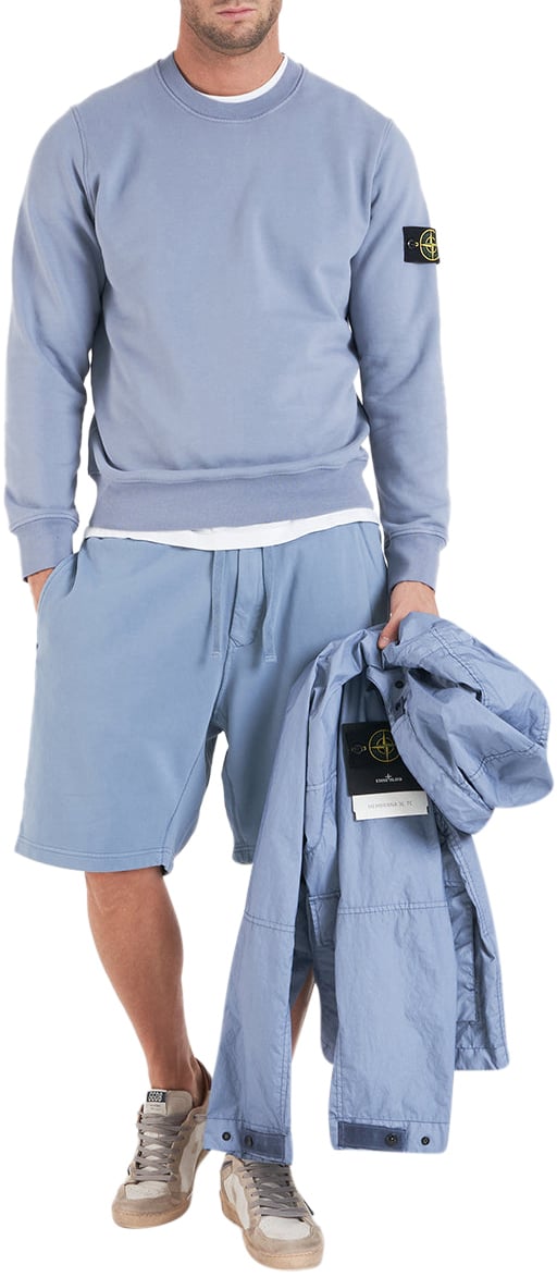 Stone Island Hooded jacket Blauw