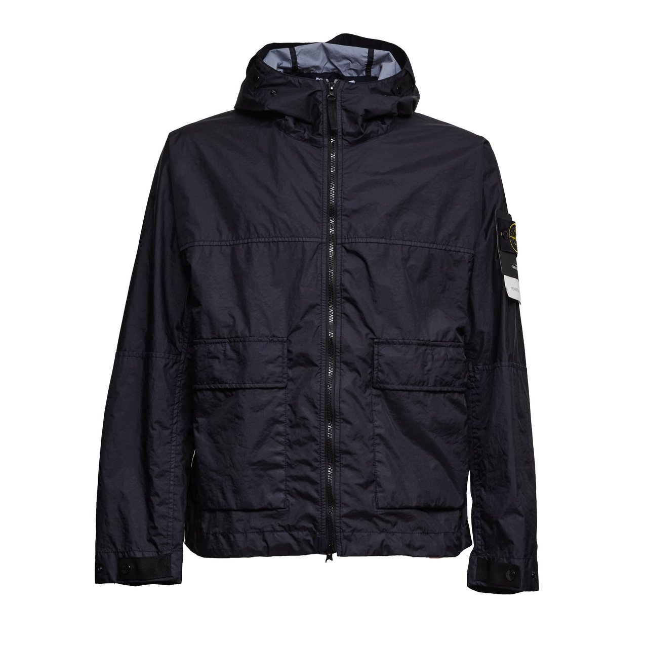 Stone Island Membrana 3L TC Hooded Jacket Zwart
