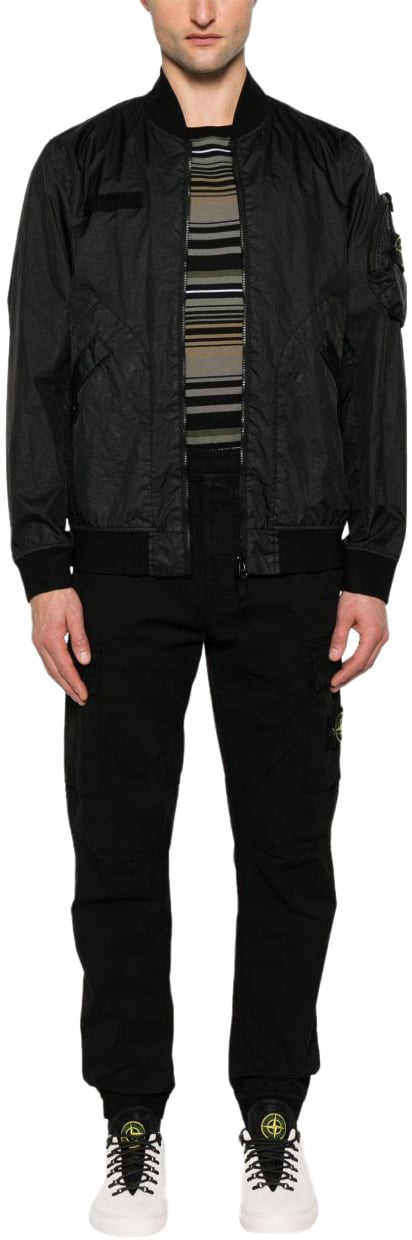 Stone Island Coats Black Zwart