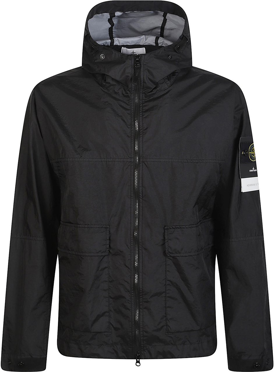 Stone Island Short Parka Black Zwart