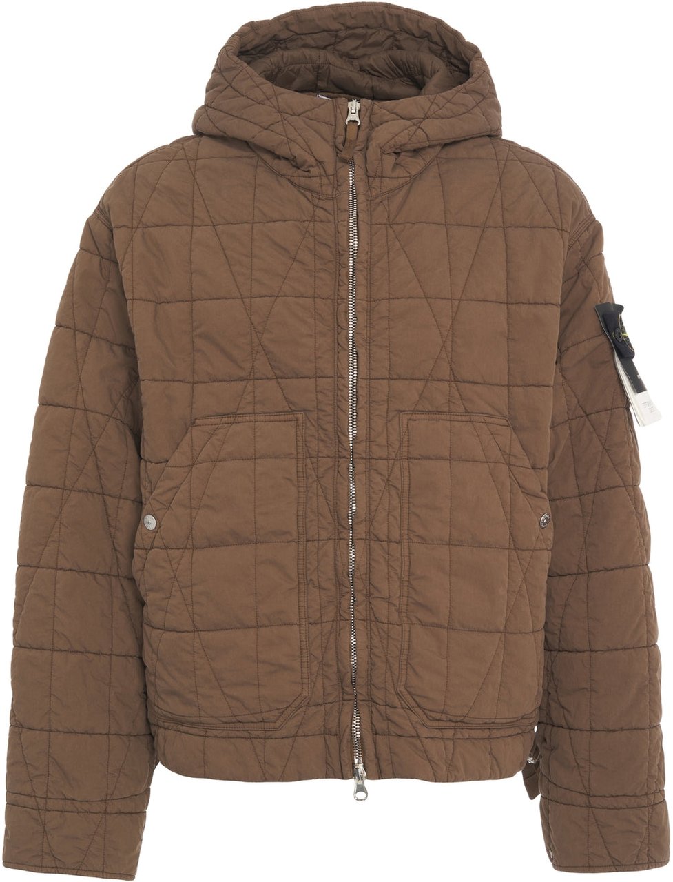 Stone Island Quilted jacket Bruin