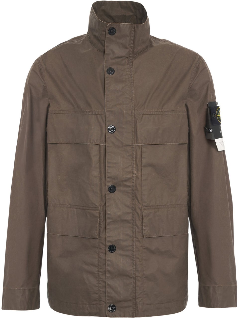 Stone Island Waxed jacket Bruin