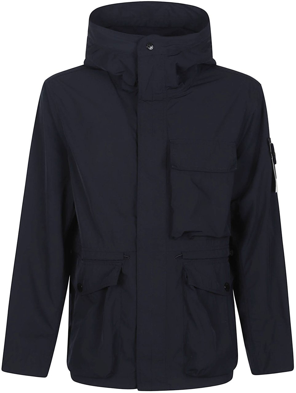 Stone Island Short Parka Blue Blauw