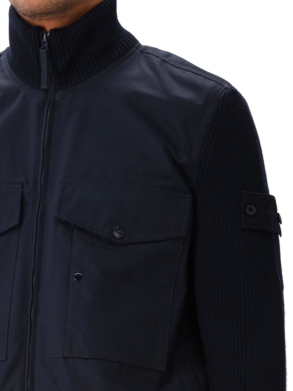 Stone Island Stone Island Bomberjas Blauw Ghost Blauw