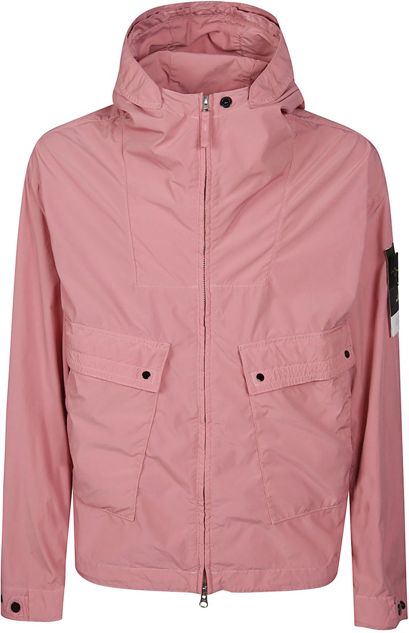 Stone Island Short Parka Pink Roze
