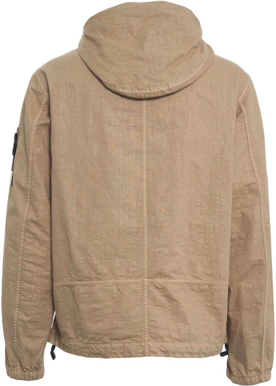 Stone Island Technical hooded jacket Beige