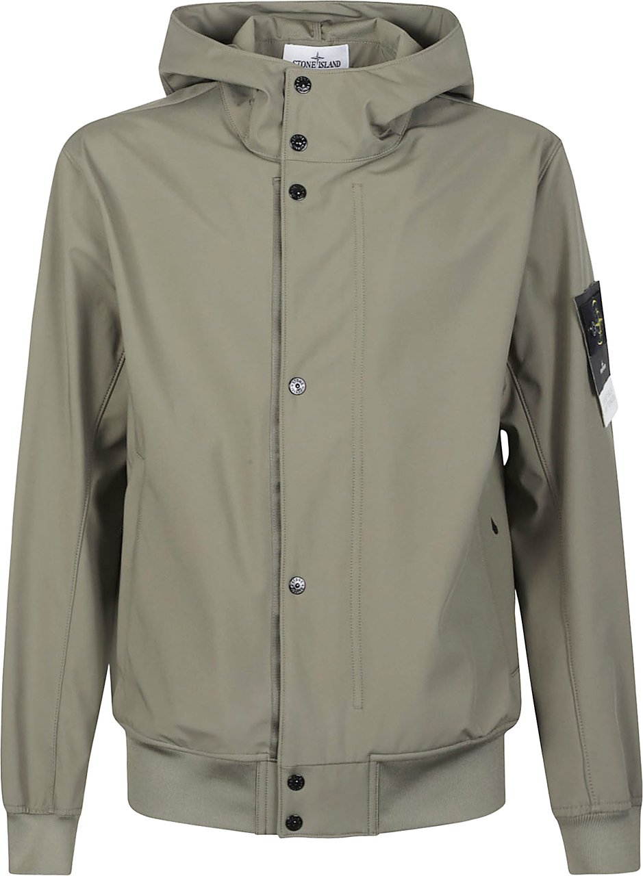 Stone Island Short Parka Green Groen
