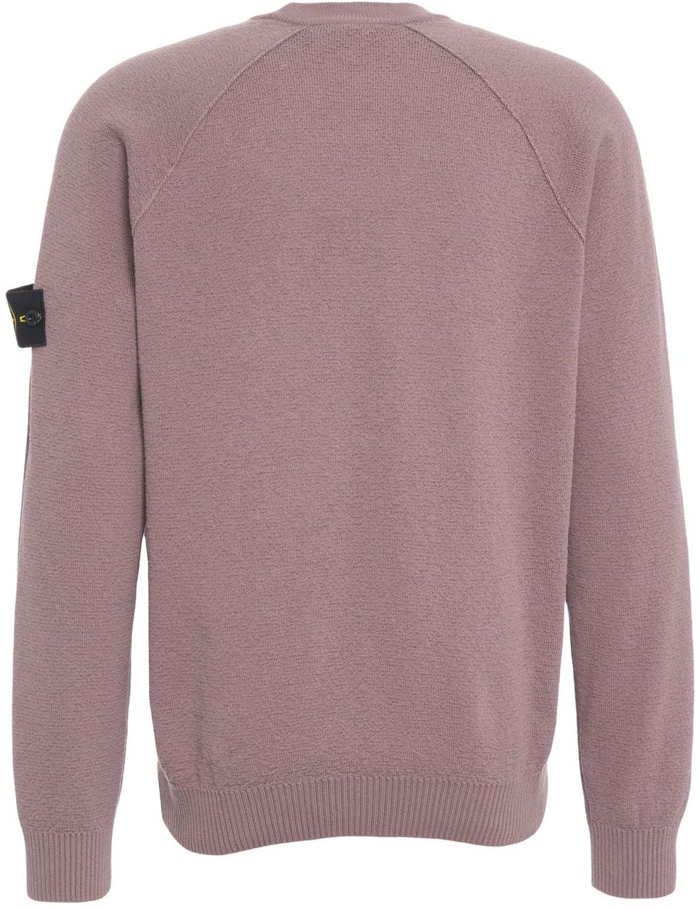 Stone Island Sweater with logo patch Paars