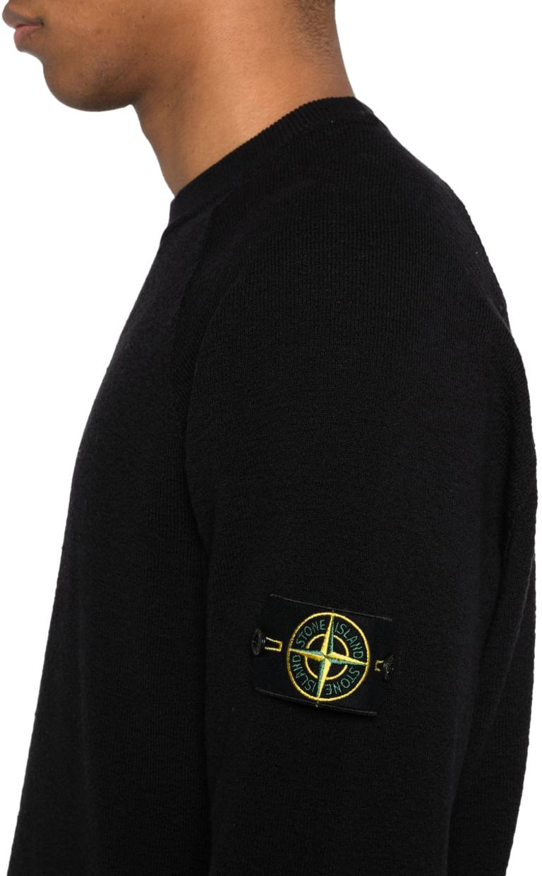 Stone Island Sweaters Navy Zwart