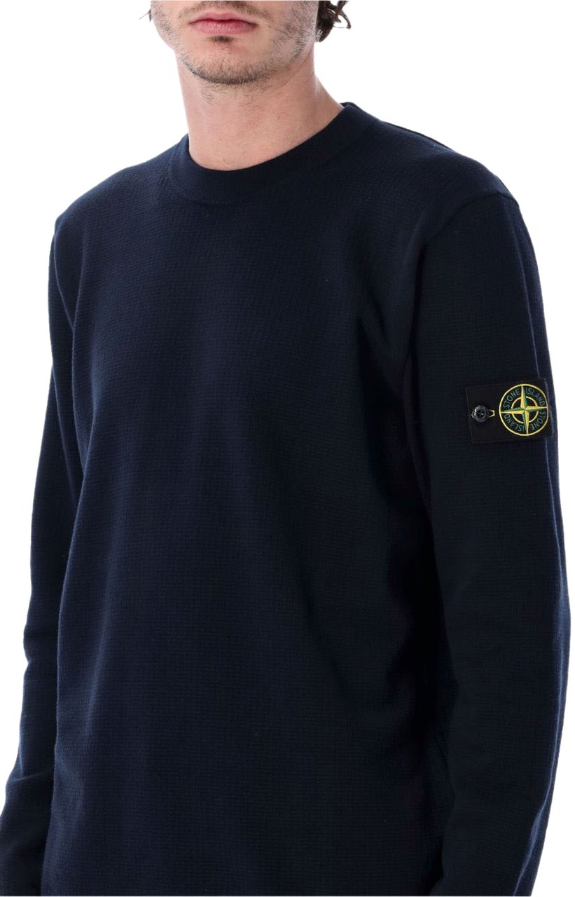 Stone Island Sweaters Blue Blauw