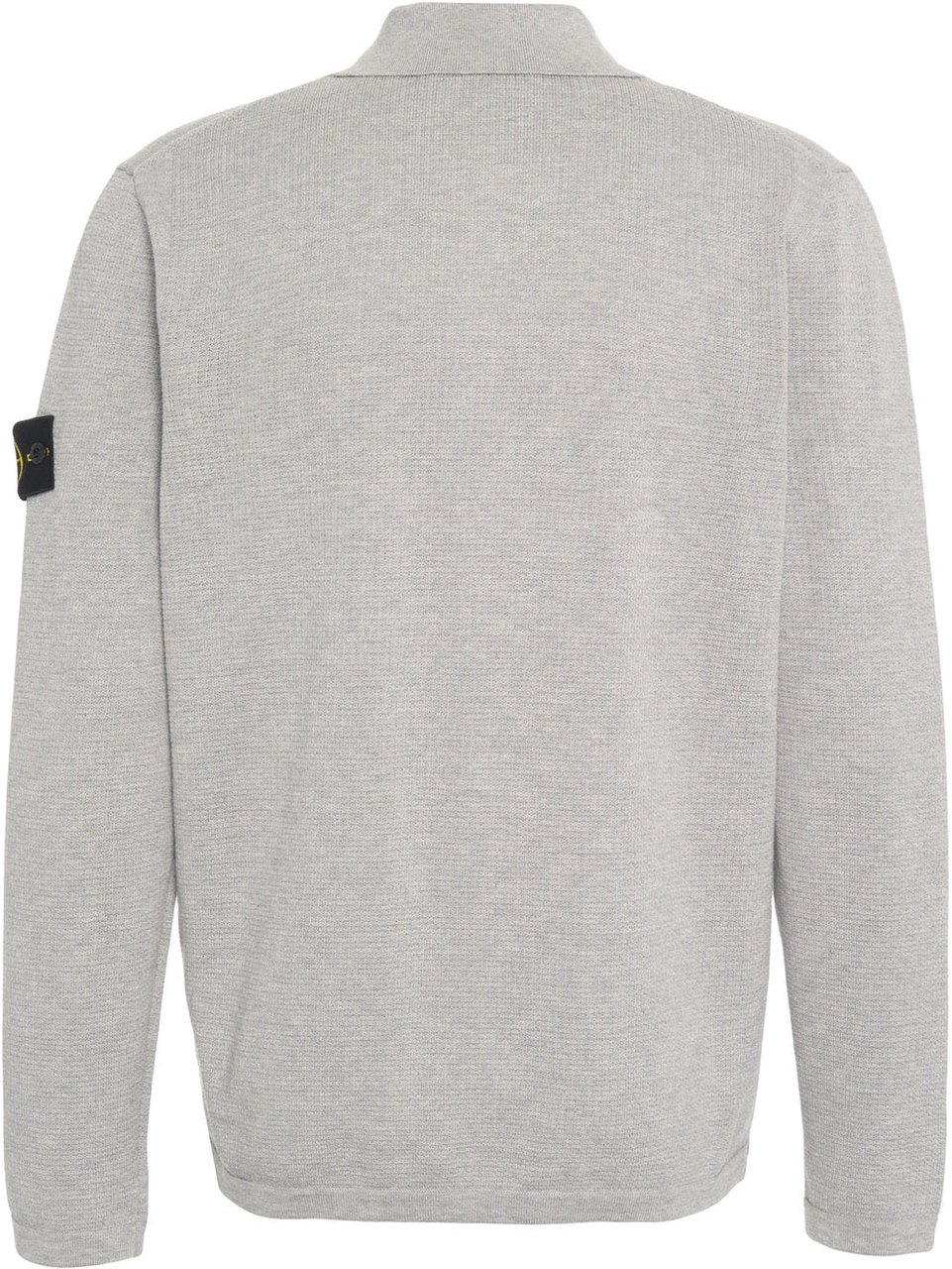 Stone Island Polo shirt with logo label Grijs