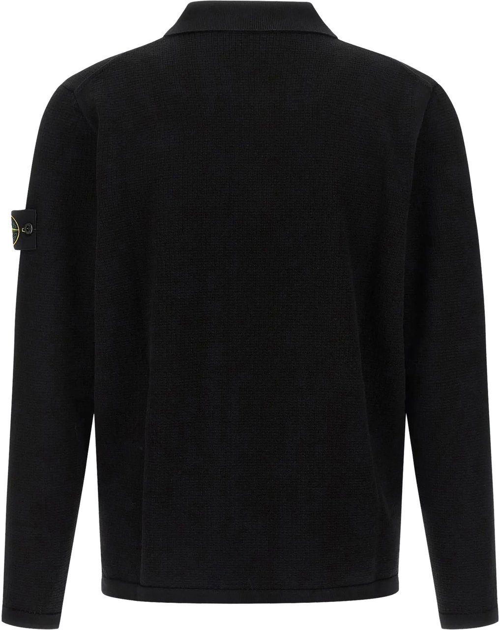 Stone Island Heren Ls Polo Zwart