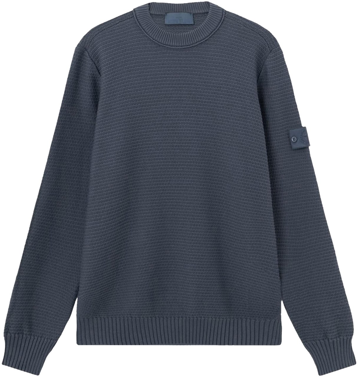 Stone Island Heren Ribbed Trims Ghost Blauw Blauw