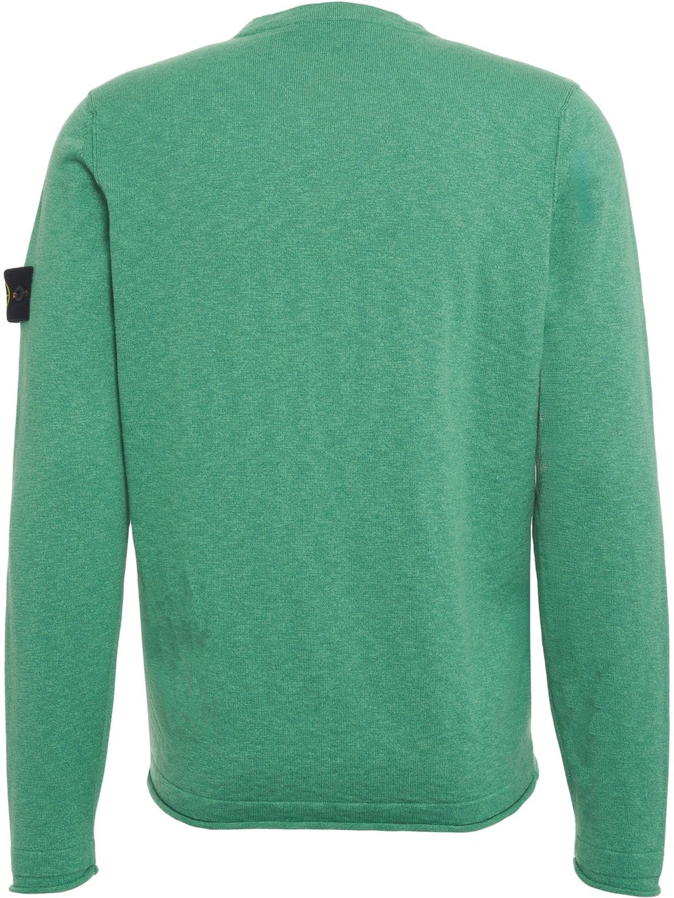 Stone Island Sweater with logo label Groen