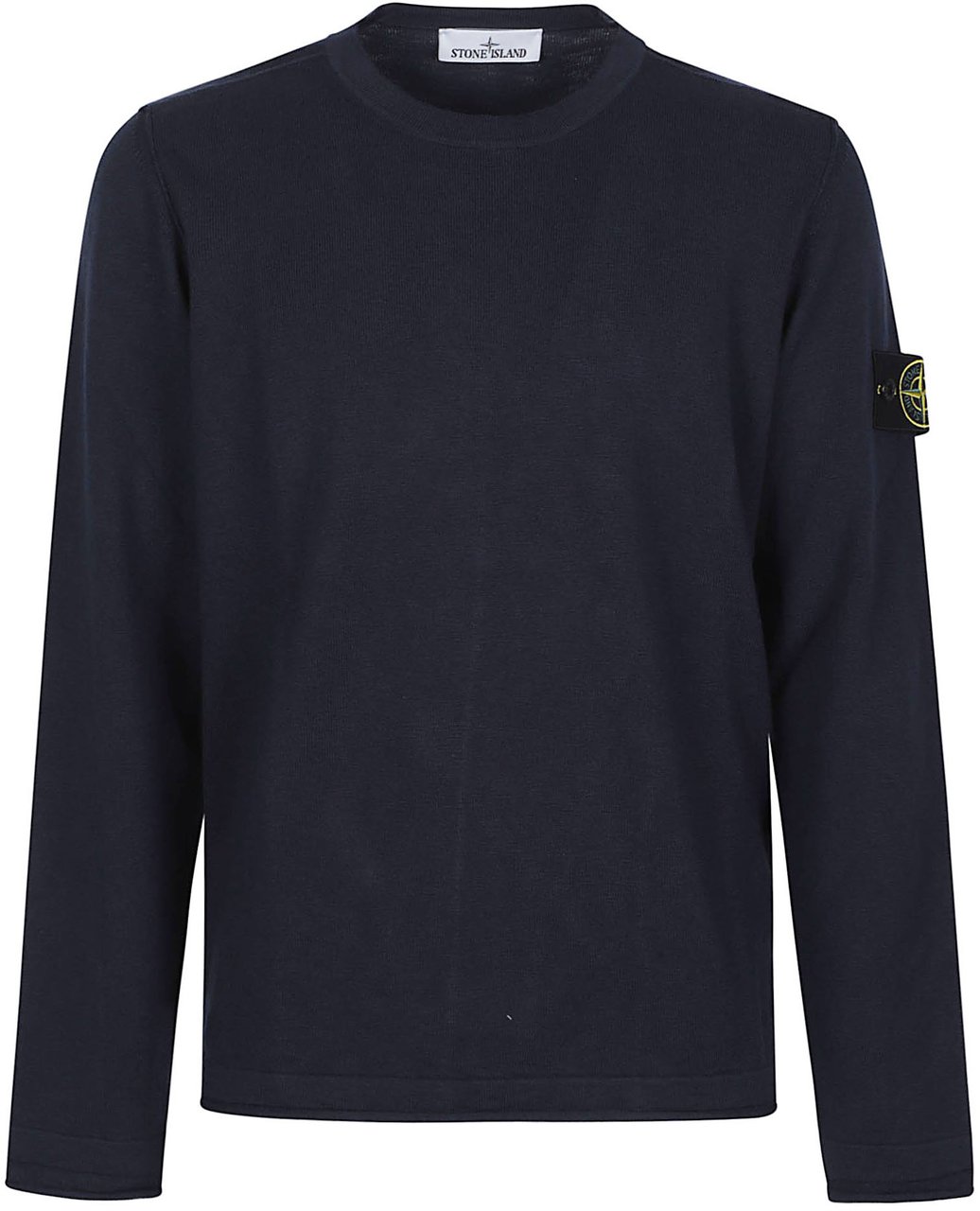 Stone Island Basic Logo Sweater Blue Blauw