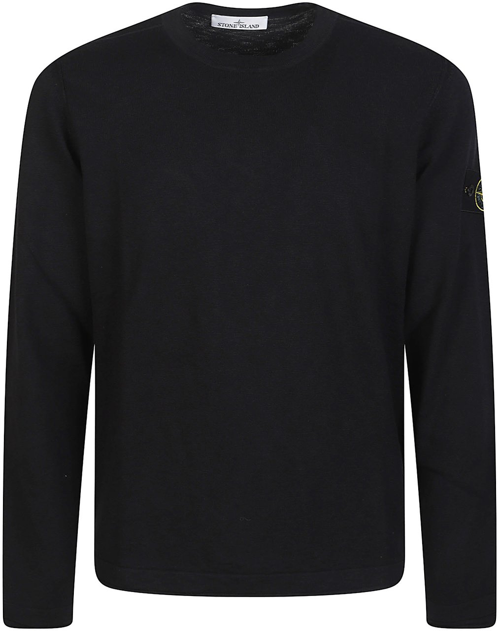 Stone Island Basic Logo Sweater Black Zwart
