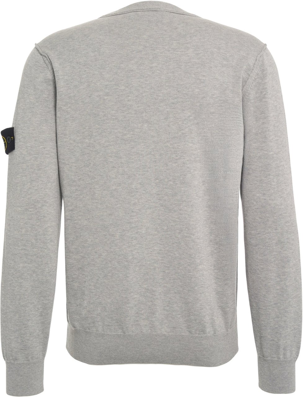 Stone Island Sweater with logo label Grijs