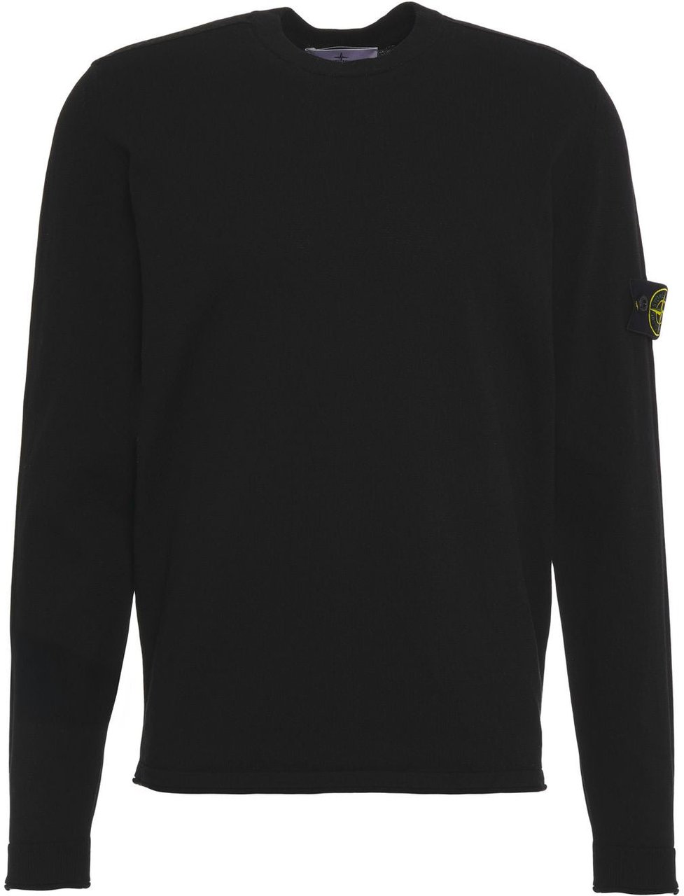 Stone Island Cotton sweater Zwart