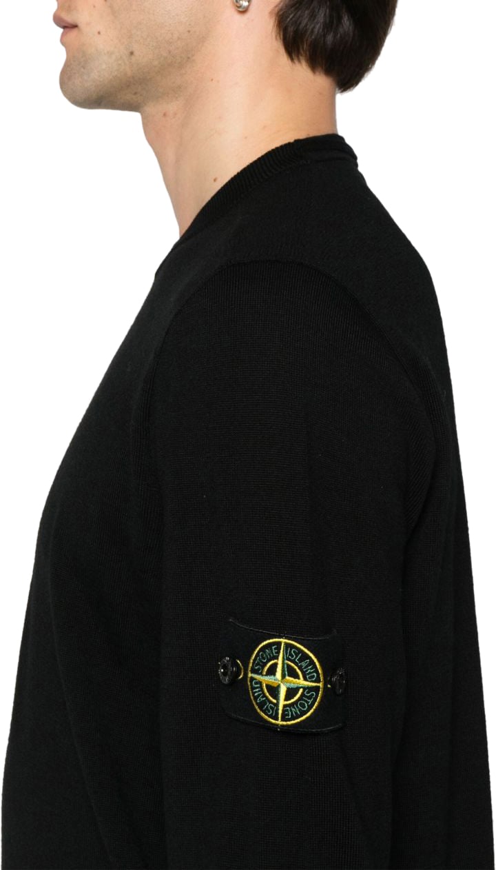 Stone Island Sweaters Black Zwart