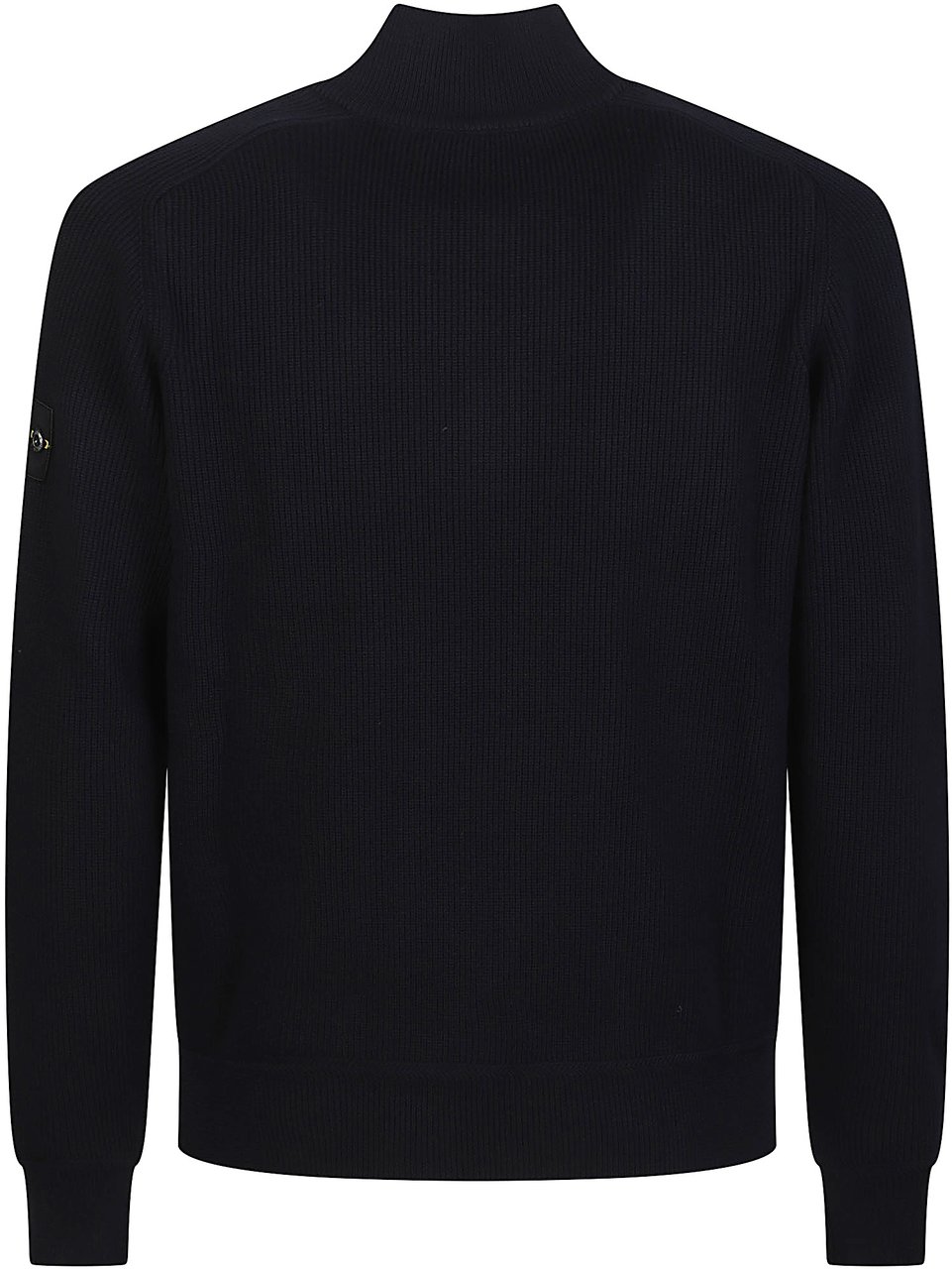 Stone Island Basic Half Zip Sweater Blue Blauw