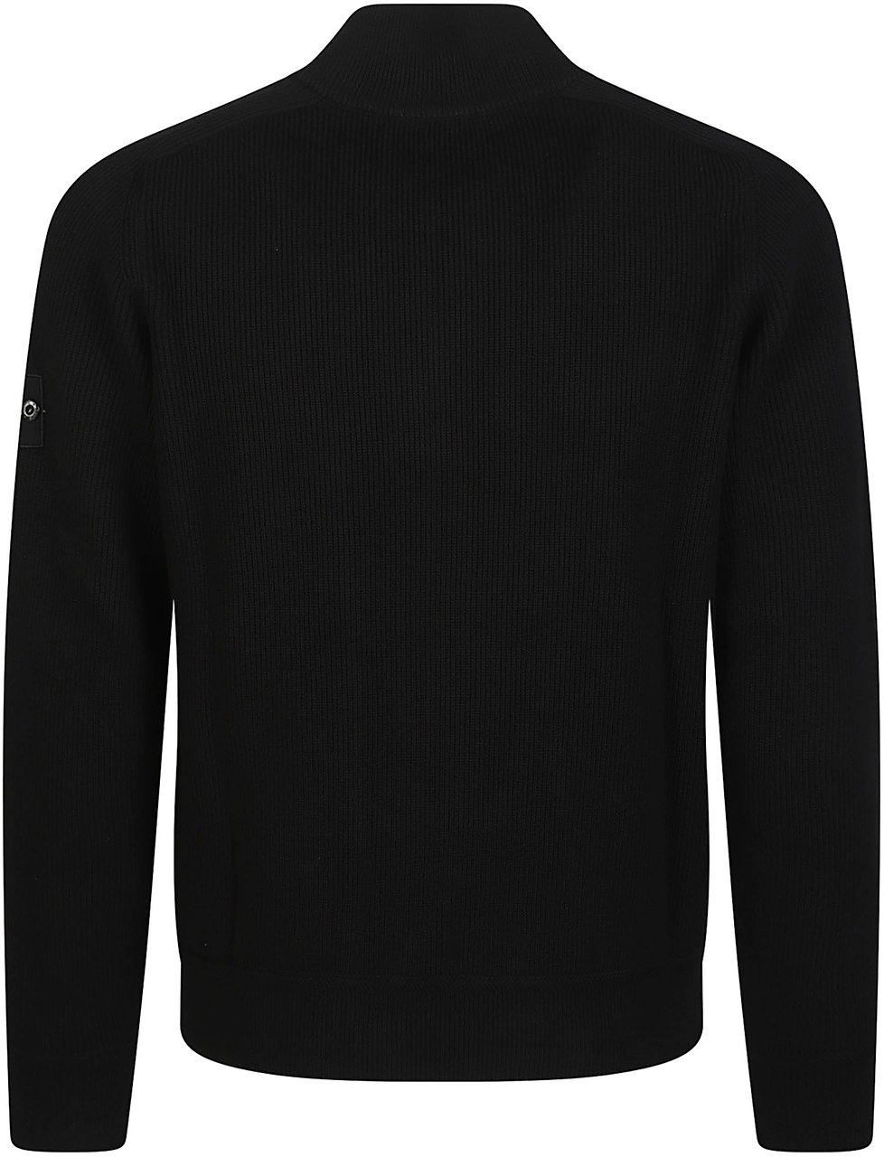 Stone Island Basic Half Zip Sweater Black Zwart