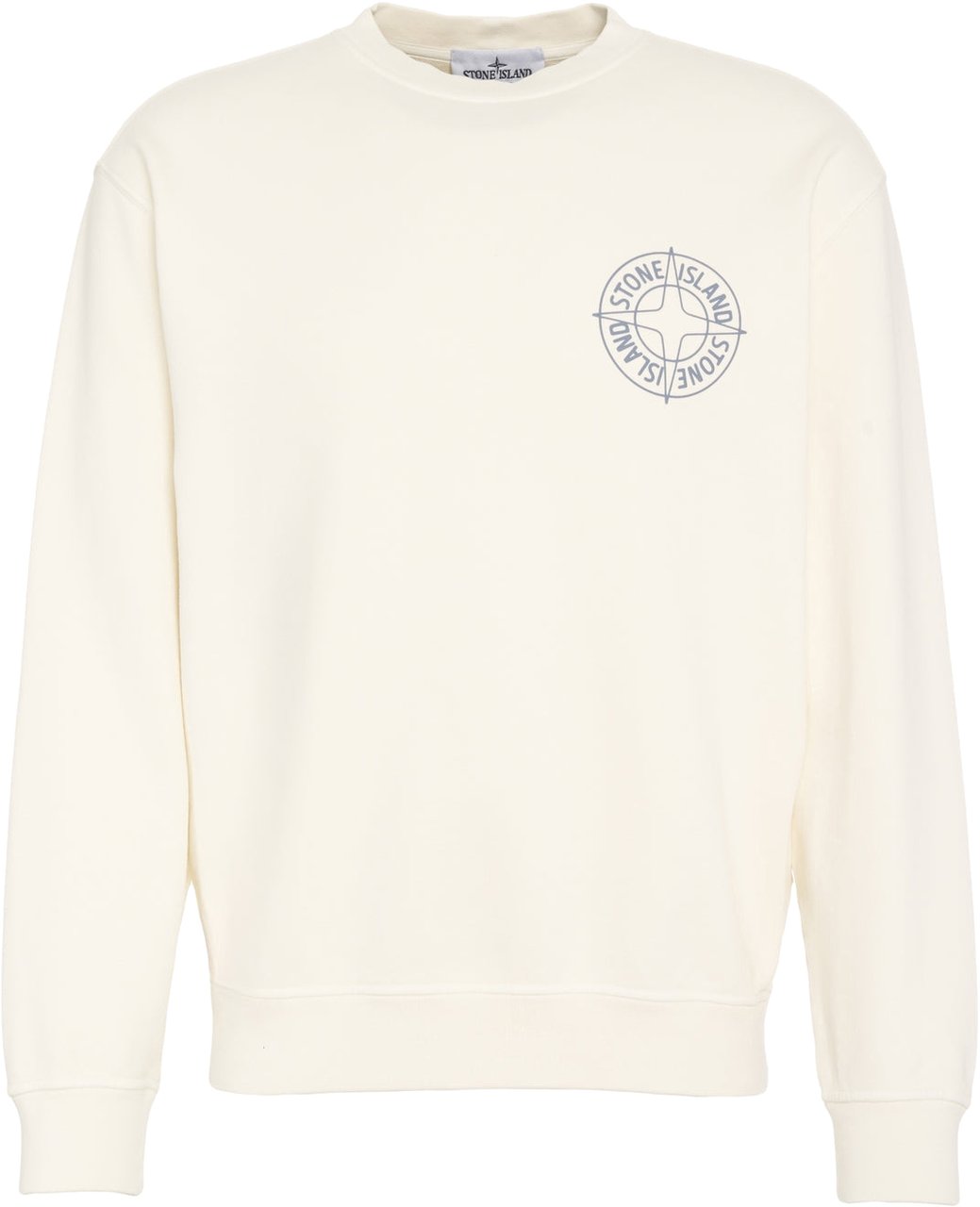 Stone Island Sweatshirt with logo Wit