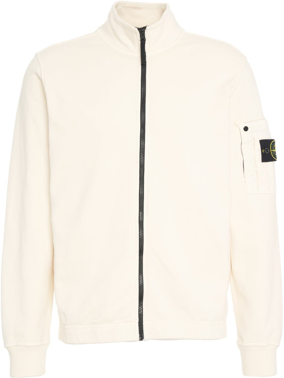 Stone Island Sweatshirt with zipper Beige