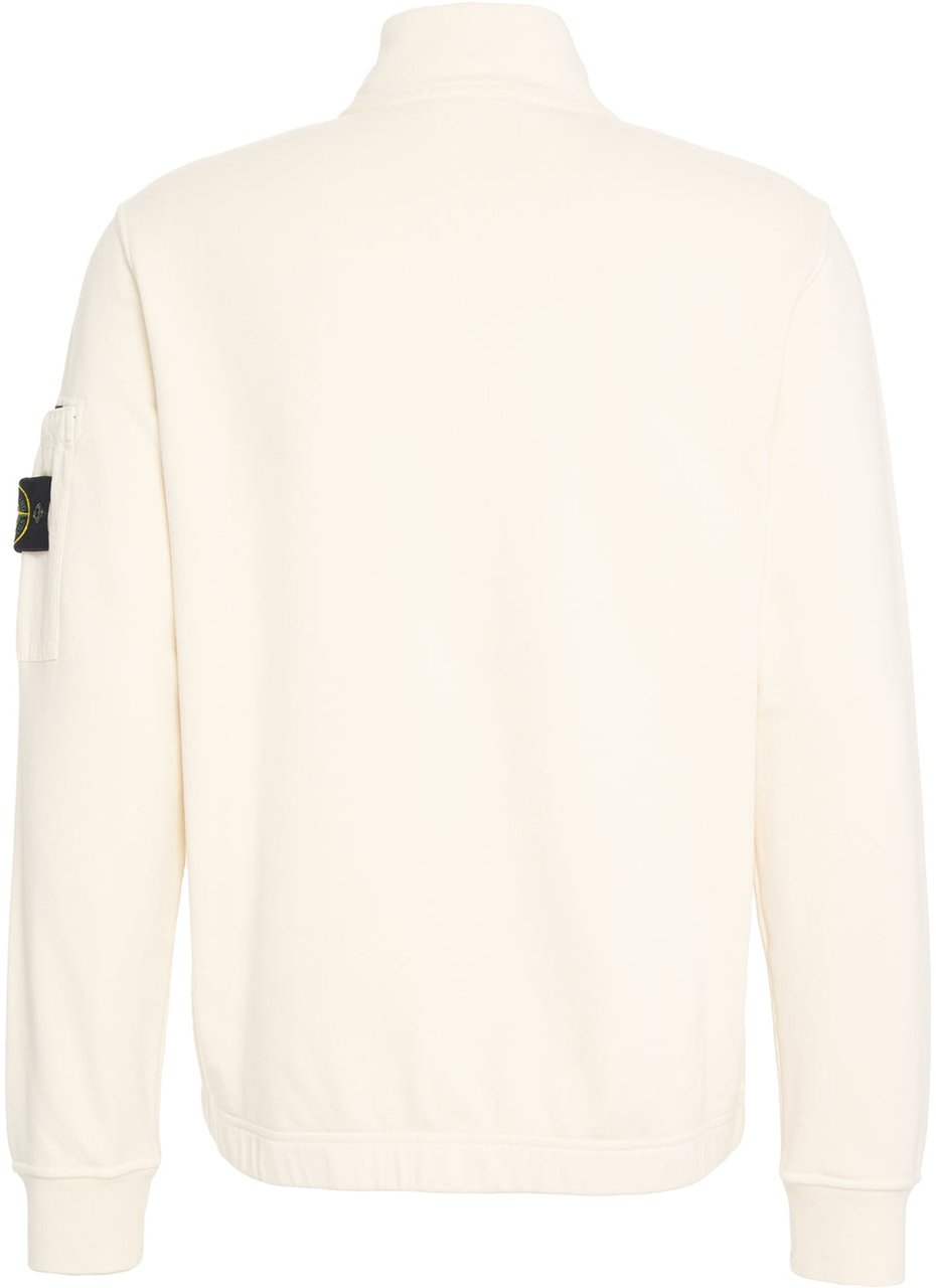 Stone Island Sweatshirt with zipper Beige