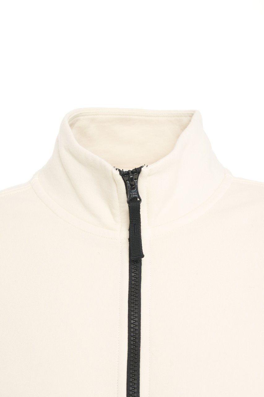 Stone Island Sweatshirt with zipper Beige