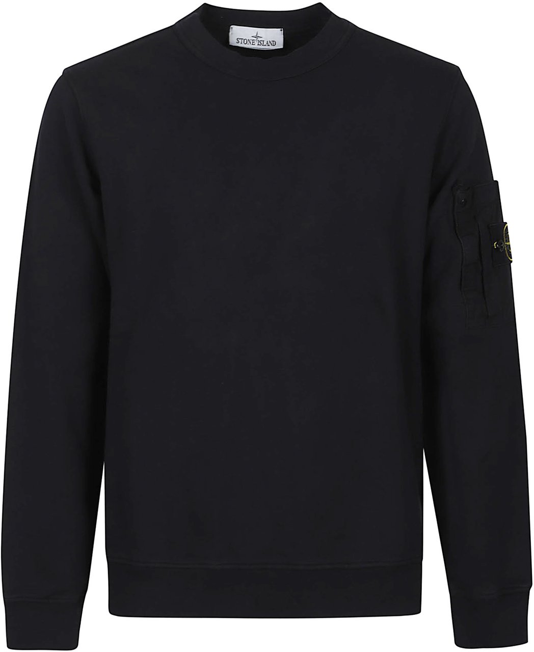 Stone Island Logo Sweatshirt Blue Blauw