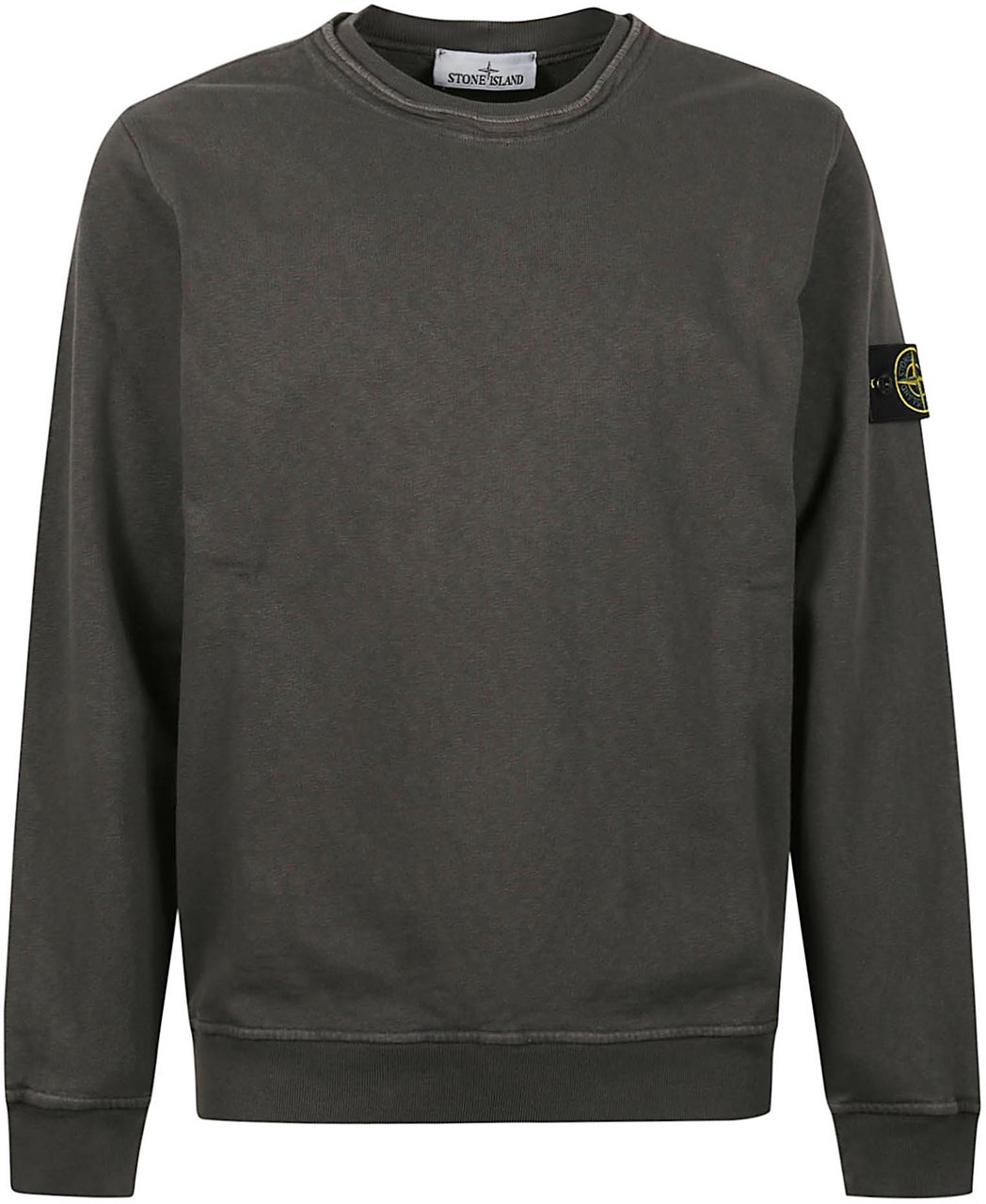 Stone Island Logo Sweatshirt Black Zwart