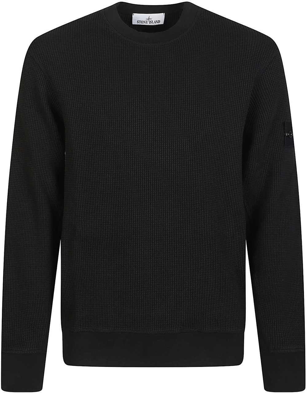 Stone Island Basic Logo Sweatshirt Black Zwart