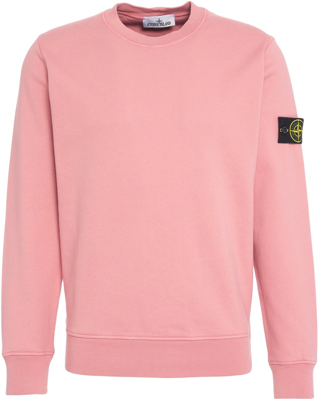 Stone Island Sweatshirt with logo label Roze
