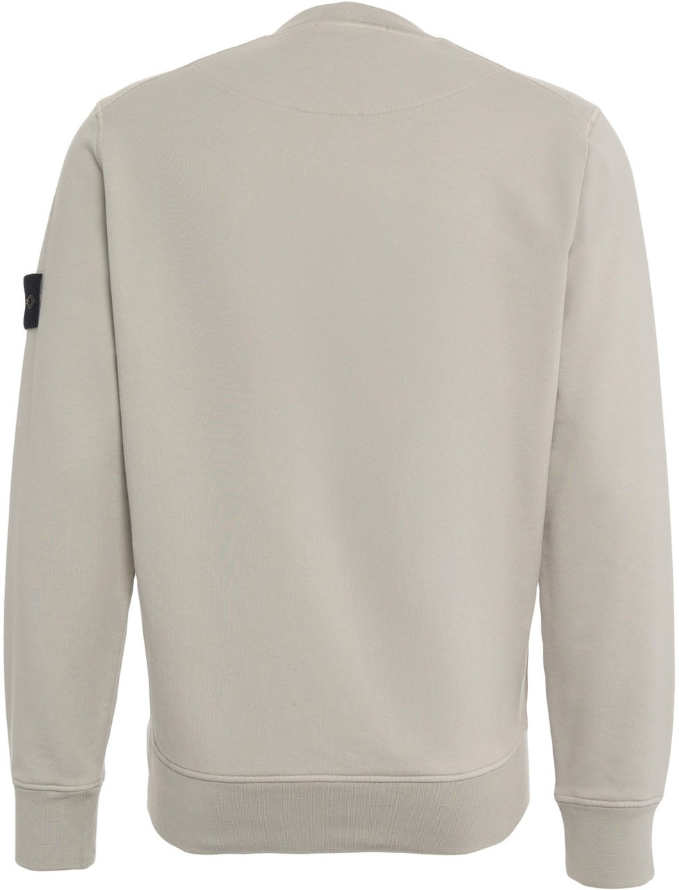 Stone Island Sweatshirt with logo label Taupe