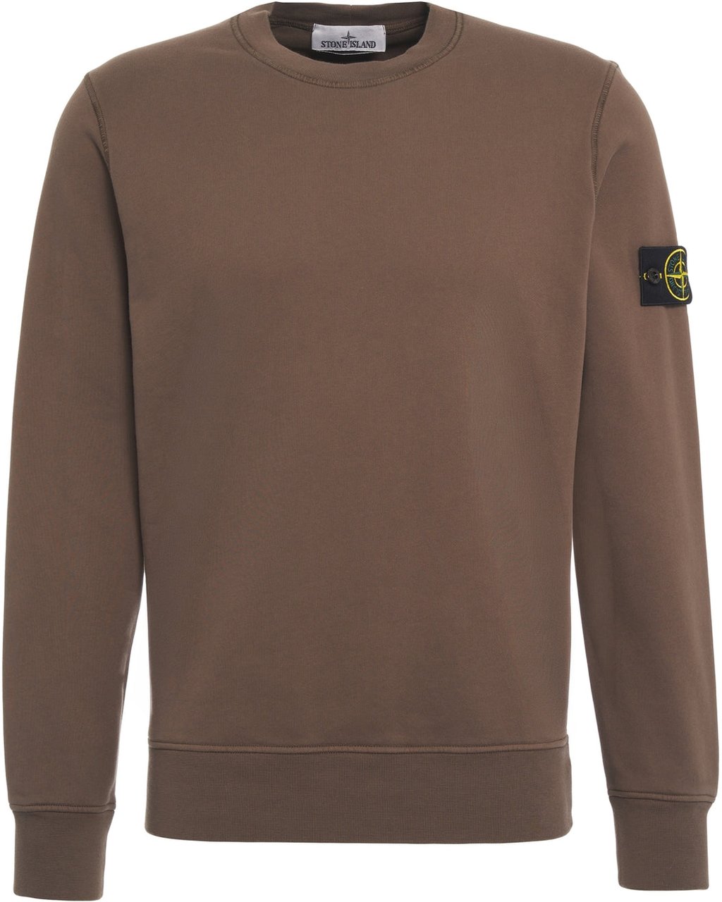 Stone Island Sweatshirt with logo label Bruin