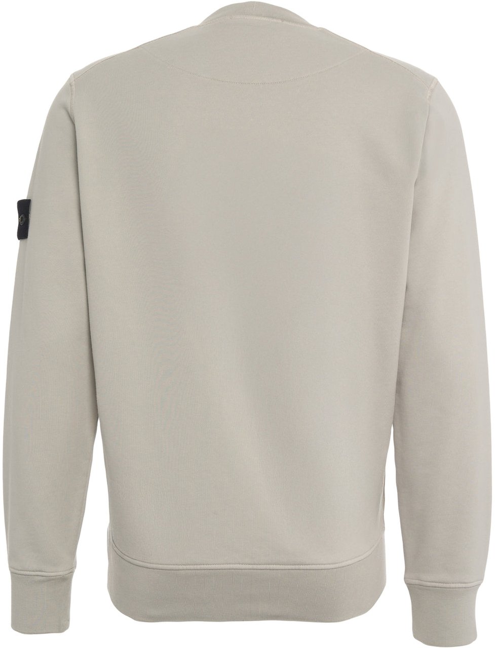 Stone Island Sweatshirt with logo label Taupe
