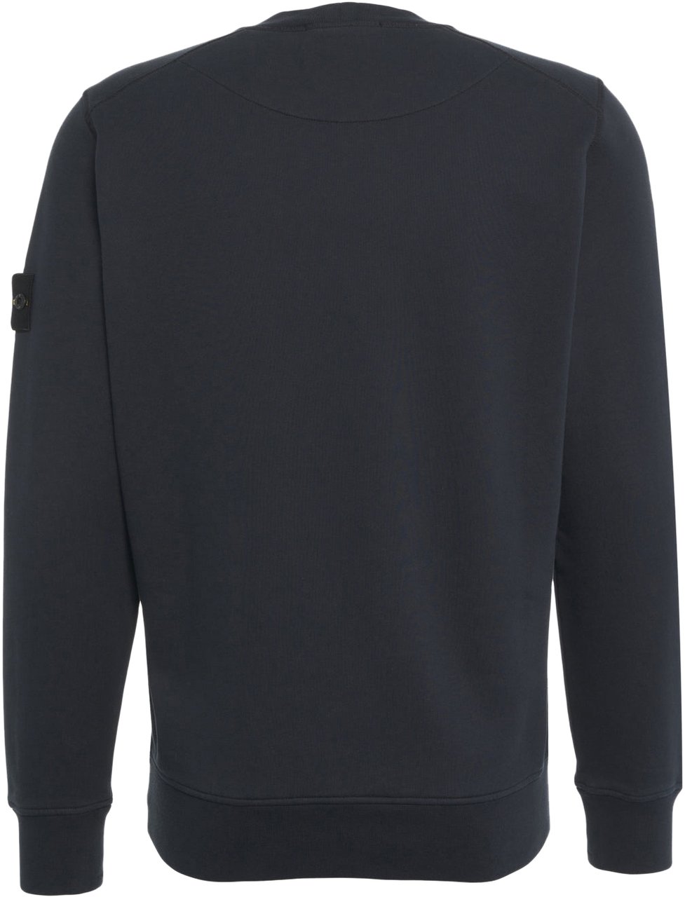 Stone Island Sweatshirt with logo label Blauw