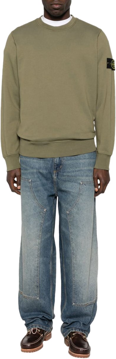 Stone Island Sweaters Green Donkergroen