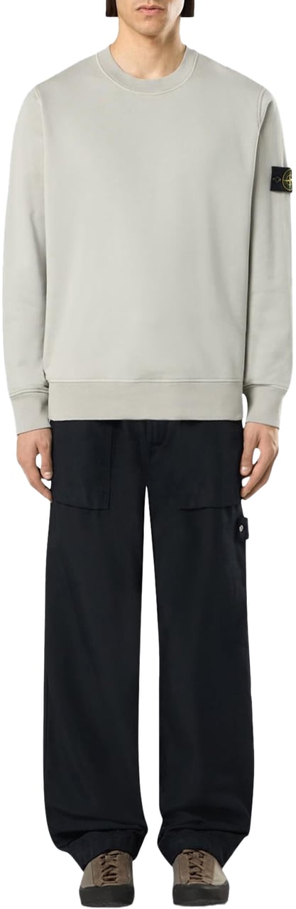 Stone Island Heren Logo-Patch Sweater Grijs Grijs