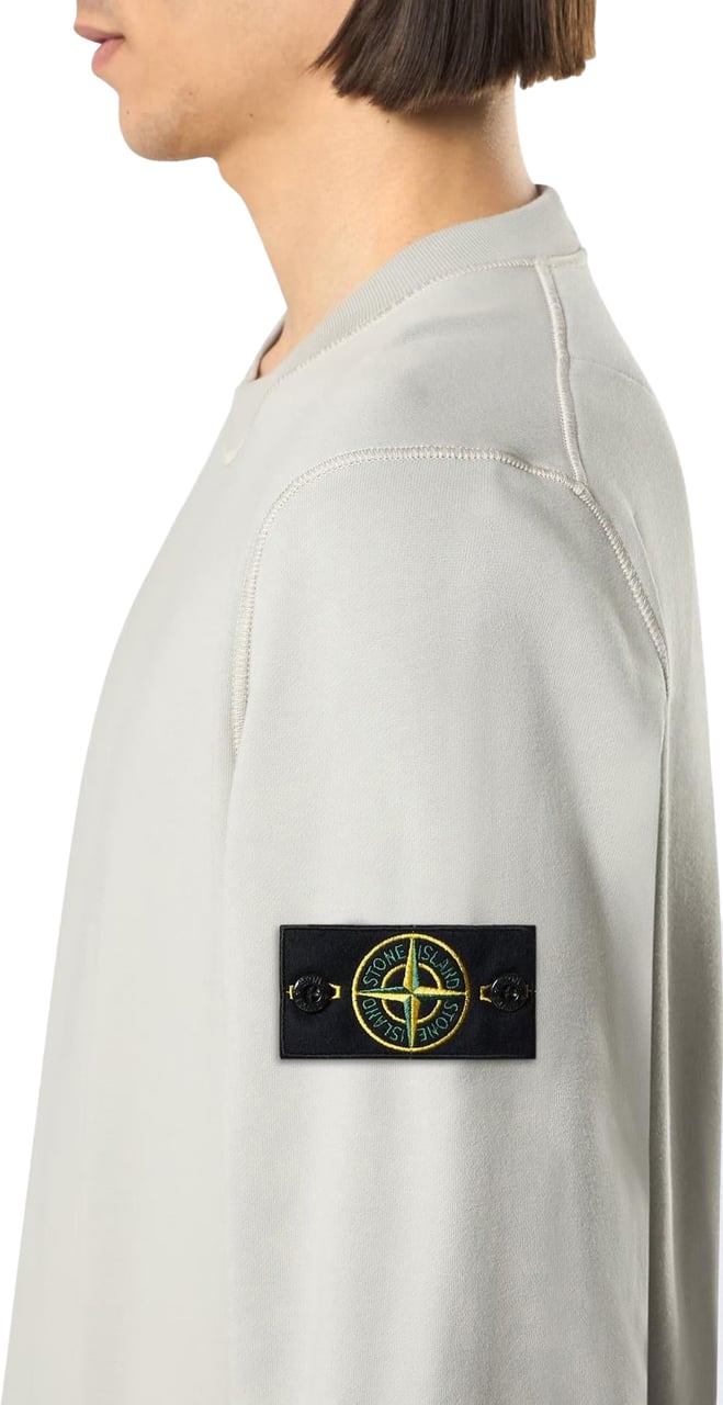 Stone Island Heren Logo-Patch Sweater Grijs Grijs