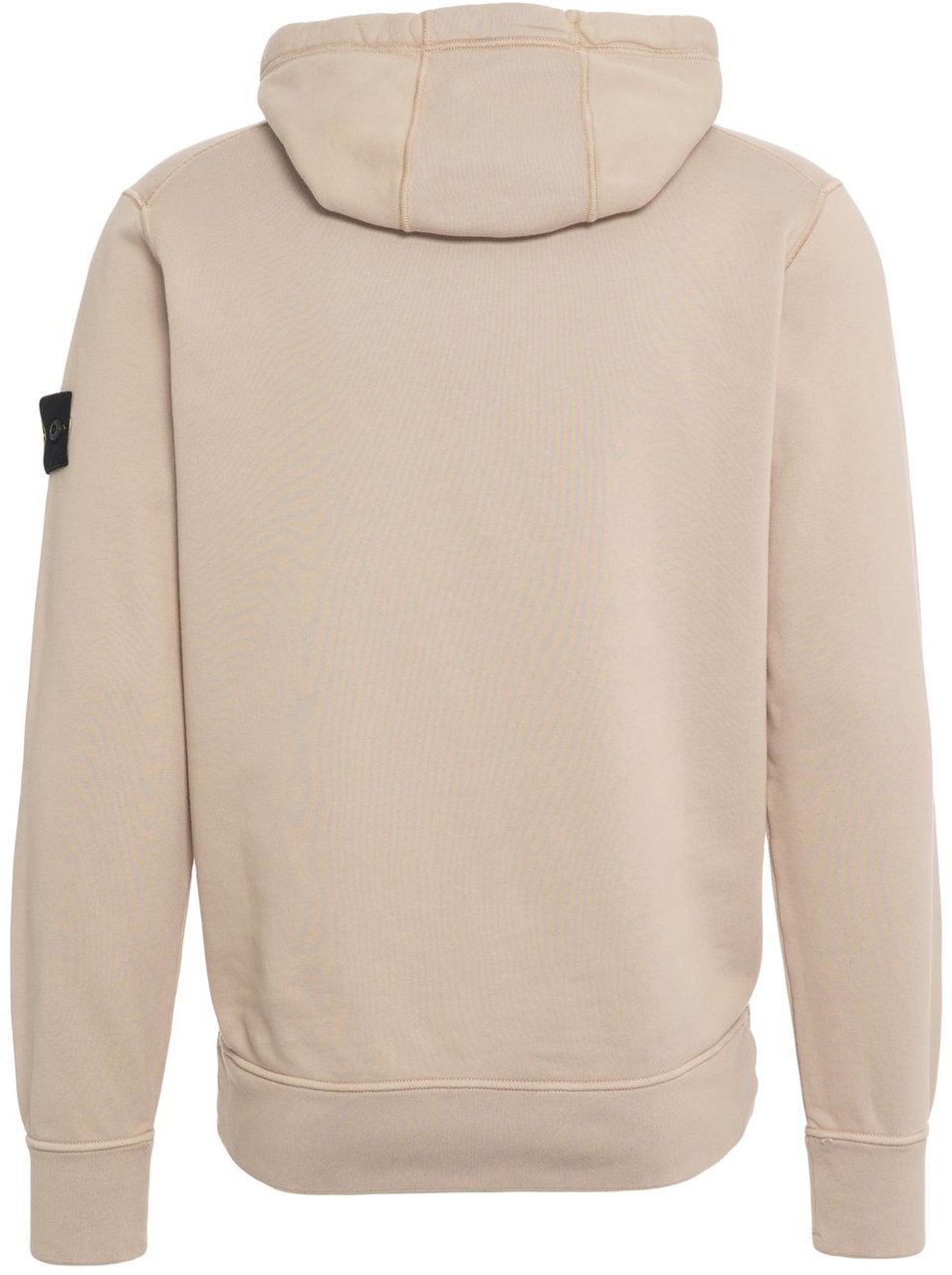 Stone Island Hoodie with zip Beige